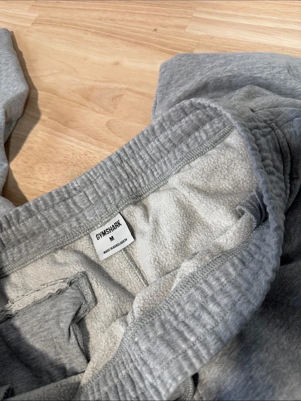 Gymshark Men's Light Grey Tapered Jogger Sweatpants EUC